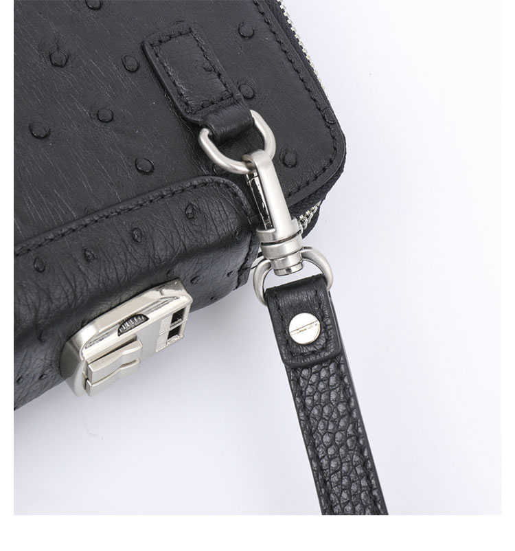 Whatna セカンドバッグ メンズ バッグ クラッチ バッグ 小さい 2室仕切 厚手 本 革 レザー パスワードロックボタン付 結婚式 バッグ フォーマル ビジネス 冠婚葬祭 バッグ 男性用 紳士用 2035T-10