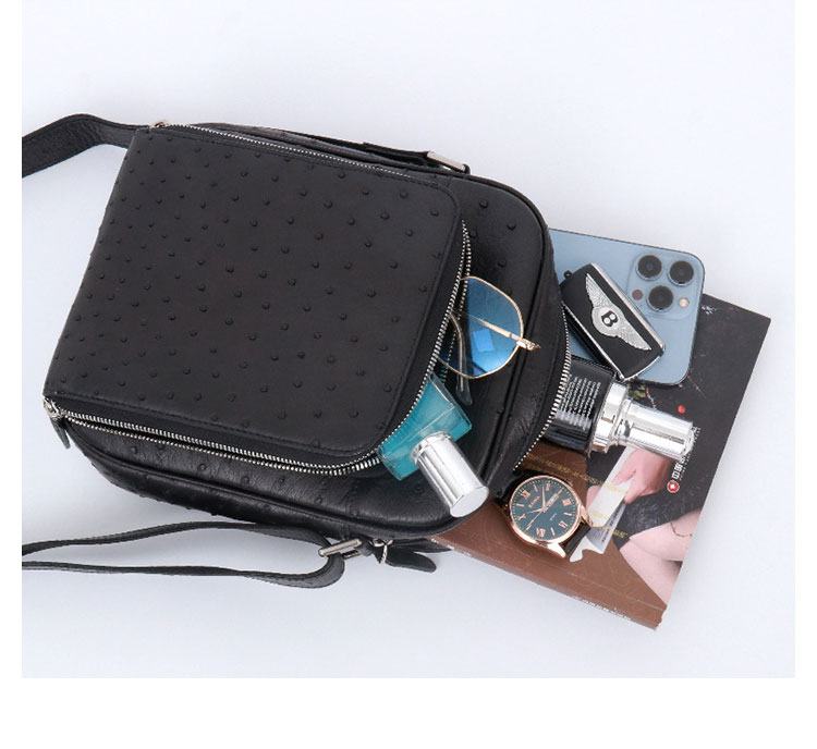 Whatna ショルダーバッグ メンズ メッセンジャーバッグ 本革 本皮 縦型 小さめビジネスバッグ厚手 レザー通勤 通学 斜めがけバッグ オシャレ な シンプル な 軽量 実用 自転車 かばん男性用-7