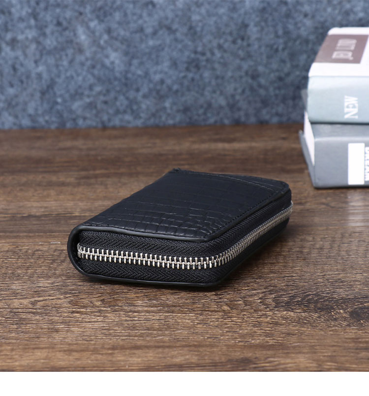 Whatna キーケース メンズ レディース スマートキーケース 6連フック カラビナ  車キーケース 厚 手 レザー本革  コンパクト カードキーケース カード入れ 5302-3