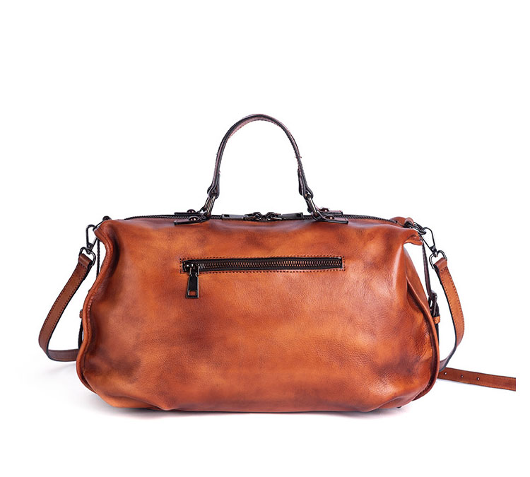 Whatna アンティーク風合い鞣し天 然 牛革 ビジネスバッグメンズ 2way ショルダー 手提げバッグ ブリーフケース2室仕切 14インチPC対応 旅行 出張 通勤 通学 就活 面接 バッグ かばん 男性用2061-5