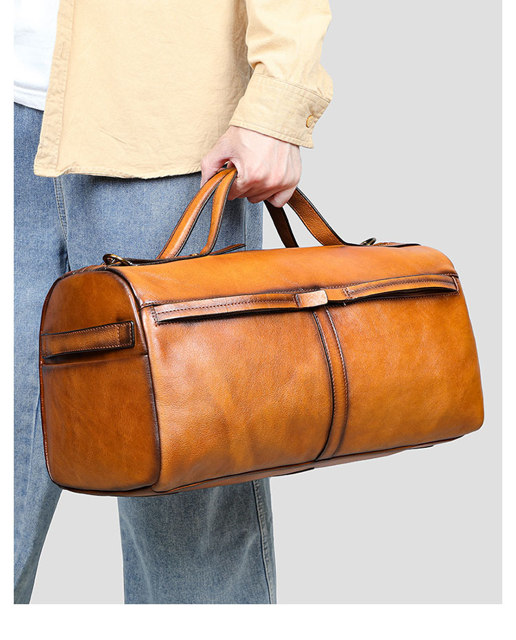 Whatna アンティーク風合い鞣し天 然 牛革 ビジネスバッグメンズ 2way ショルダー 手提げバッグ ブリーフケース14インチPC対応 旅行 出張 通勤 通学 就活 面接 バッグ かばん 男性用2061-7