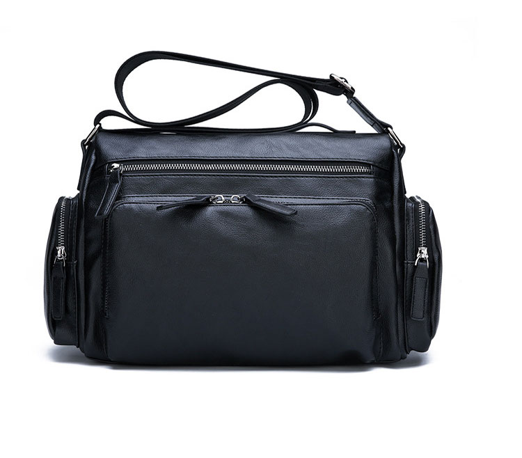 Whatna ワンショルダーバッグ メンズ 3way 手提げバッグ トートバッグ斜め掛け ボディバッグ 胸バッグ手持げバッグ セカンドバッグ ダブルファスナー A4 カジュアル フォーマル ビジネス 通学 通勤 肩掛けバッグ 8002-2