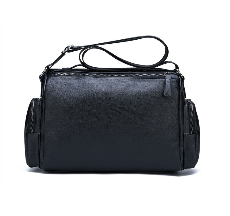 Whatna ワンショルダーバッグ メンズ 3way 手提げバッグ トートバッグ斜め掛け ボディバッグ 胸バッグ手持げバッグ セカンドバッグ ダブルファスナー A4 カジュアル フォーマル ビジネス 通学 通勤 肩掛けバッグ 8002-4