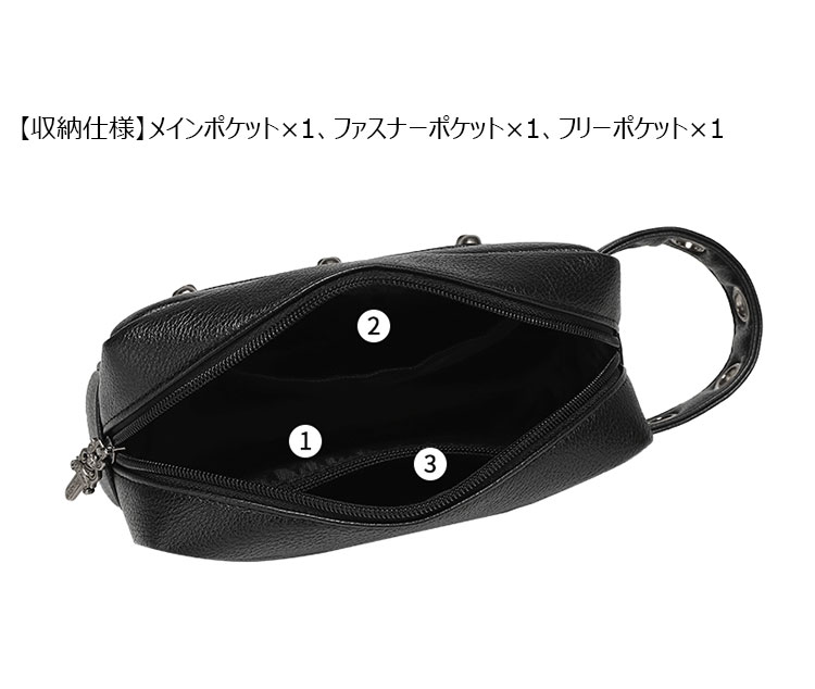 Whatna 2WAYハンドル ドラム型セカンドバッグ メンズ バッグ クラッチ バッグ 小さい 手持ちバッグ ボックス型 厚手 pu レザー 化粧バッグ 結婚式 バッグ フォーマル ビジネス 冠婚葬祭 バッグ 男性用 紳士用-6