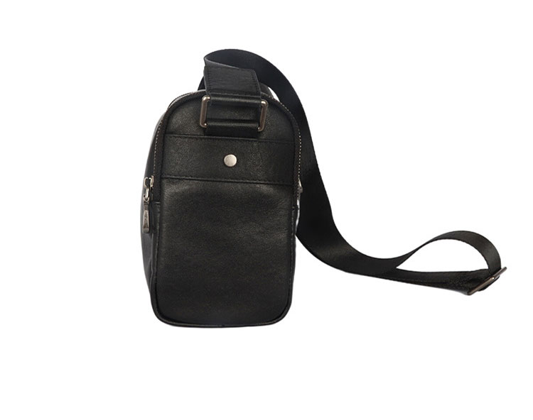 Whatna アンティーク風合い鞣し天 然 牛革ショルダーバッグ メンズ メッセンジャーバッグ ボディ斜め掛け胸バッグ かばん斜めがけ 小さめ ビジネスバッグ A4 ipad 10.5収納可 本革 通勤 通学 斜めがけバッグ 自転車 かばん男性用 黒YH8001-5