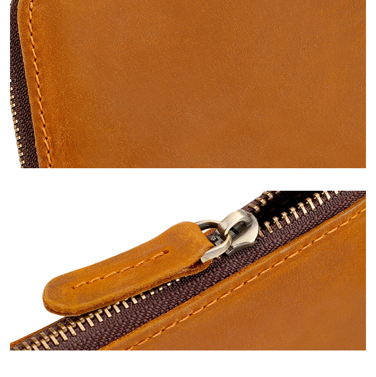 Whatna 天 然 厚 手 牛革 小銭入れ コインケース メンズ レディースミニ財布 小さい財布 札入れ カードケース 本革2065-12