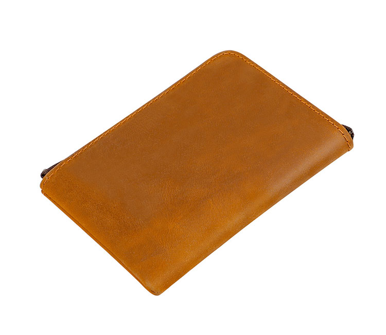 Whatna 天 然 厚 手 牛革 小銭入れ コインケース メンズ レディースミニ財布 小さい財布 札入れ カードケース 本革2065-4