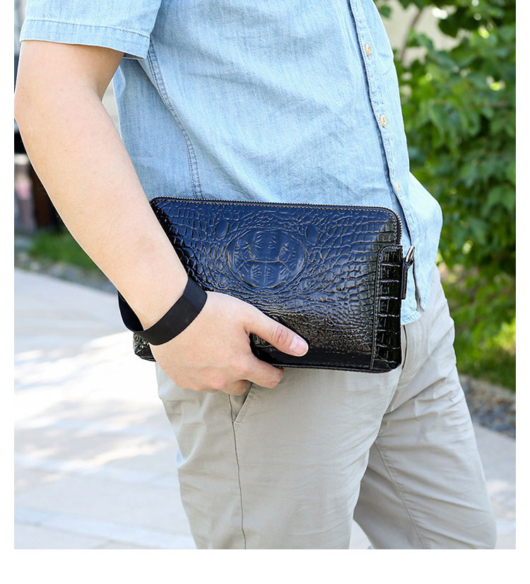 Whatna 革 セカンド バッグ メンズ  3way クラッチ 手持ち バッグ ミニショルダーバッグ 肩掛けバッグ ボディバッグ 胸バッグ斜めがけバッグ 2室仕切 結婚式 バッグ ビジネス フォーマル 冠婚葬祭 バッグ紳士用 男性用 8816-11