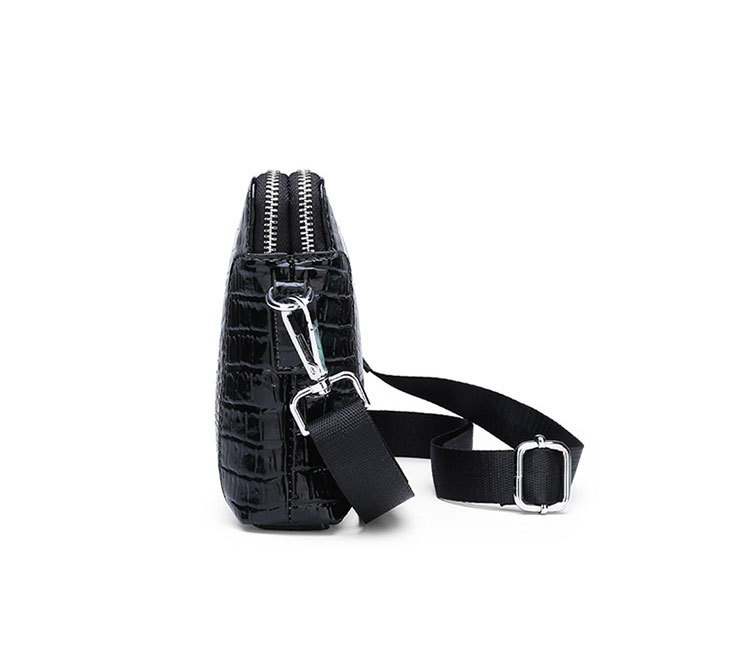 Whatna 革 セカンド バッグ メンズ  3way クラッチ 手持ち バッグ ミニショルダーバッグ 肩掛けバッグ ボディバッグ 胸バッグ斜めがけバッグ 2室仕切 結婚式 バッグ ビジネス フォーマル 冠婚葬祭 バッグ紳士用 男性用 8816-3