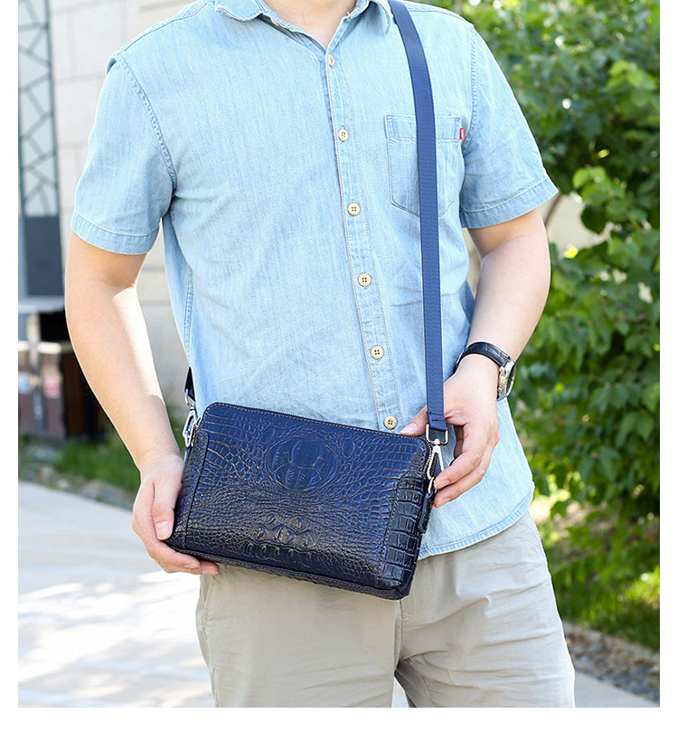 Whatna 革 セカンド バッグ メンズ  3way クラッチ 手持ち バッグ ミニショルダーバッグ 肩掛けバッグ ボディバッグ 胸バッグ斜めがけバッグ 2室仕切 結婚式 バッグ ビジネス フォーマル 冠婚葬祭 バッグ紳士用 男性用 8816-12