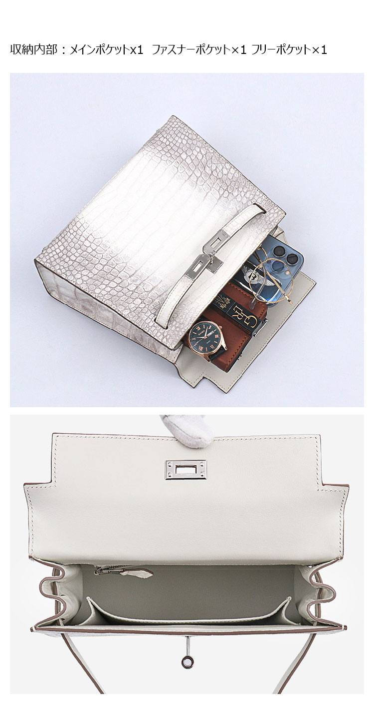 Whatna ミニ ショルダーバッグ レディース トートバッグ  手持ちバッグ マザーズバッグ クラッチバッグ 小さめ 本 革 本 皮 2室仕切 ショルダー 肩掛け ミニバッグ 女性 通勤 旅行 バッグ白 327DX-2-6