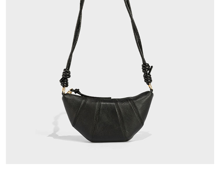 Whatna 天然 牛革 ショルダーバッグ レディース メッセンジャーバッグ小さめ ビジネスバッグ ipad Mini収納可 横型 本革 通勤 通学 斜めがけバッグ オシャレ な シンプル な 軽量 実用 自転車 かばん女性用 黒 267-4