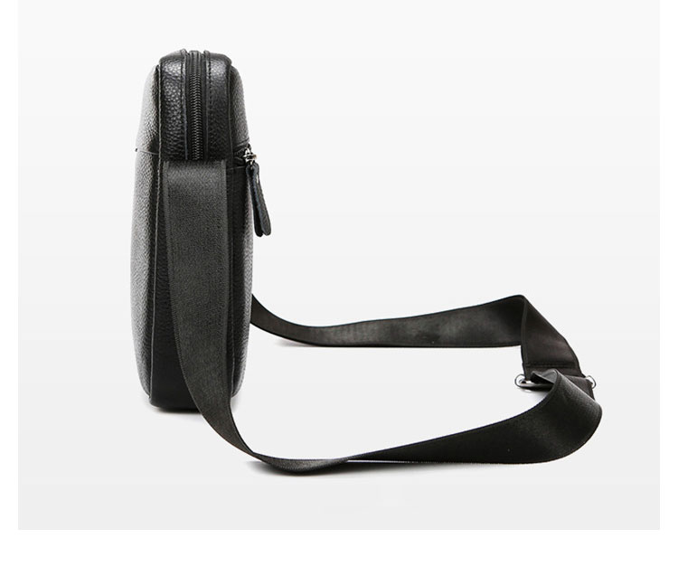 Whatna 牛革 ミニショルダーバッグ 縦型 メンズ ポシェット ショルダーミニポーチ 本革 軽量 小型 人気型 耐久性 小さめメッセンジャーバッグ斜め掛け ビジネス フォーマル 通学 通勤鞄自転車 かばん男性用 266-4