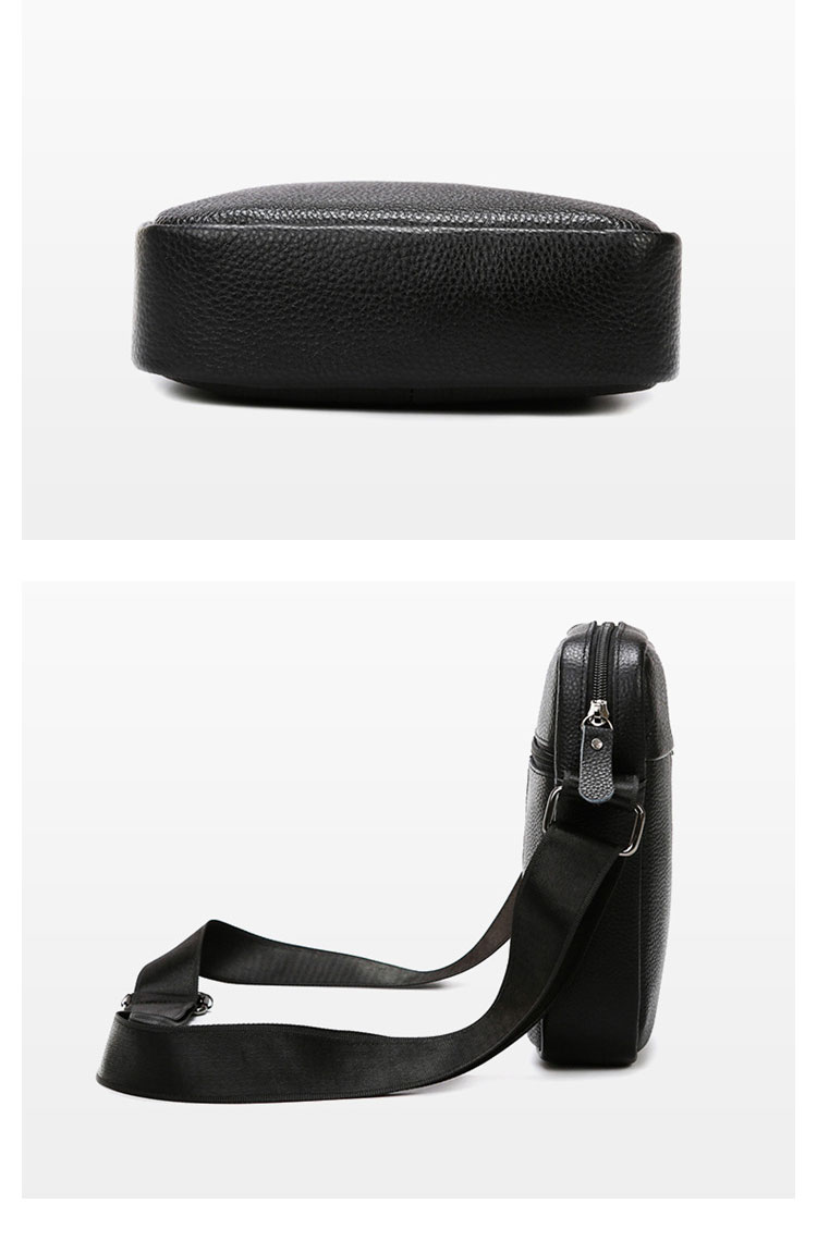 Whatna 牛革 ミニショルダーバッグ 縦型 メンズ ポシェット ショルダーミニポーチ 本革 軽量 小型 人気型 耐久性 小さめメッセンジャーバッグ斜め掛け ビジネス フォーマル 通学 通勤鞄自転車 かばん男性用 266-3