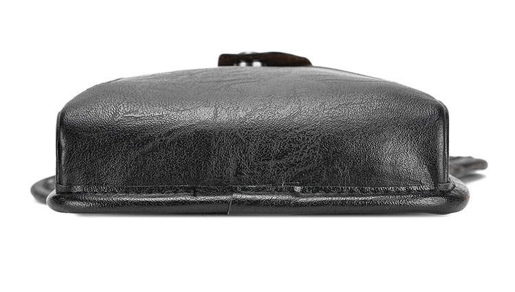 Whatna 革 ニショルダーバッグ メンズ  レディース ライディングウエストバッグ ウエストポーチ バイク用クロスボディーバッグ  ライダーバッグ PUレザー 小型バックパックミニ斜め掛け胸バッグ 男女兼用21-1-5