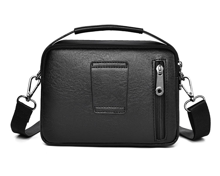 Whatna ミニワンショルダー メンズ  バッグ 4way クラッチ ショルダー斜め掛け ボディバッグ 胸バッグ ウエストポーチ 肩掛けバッグ 手提げバッグ 手持げバッグ小さい 厚手 レザー 横型結婚式 バッグ ビジネス フォーマル 冠婚葬祭 バッグ A303-4