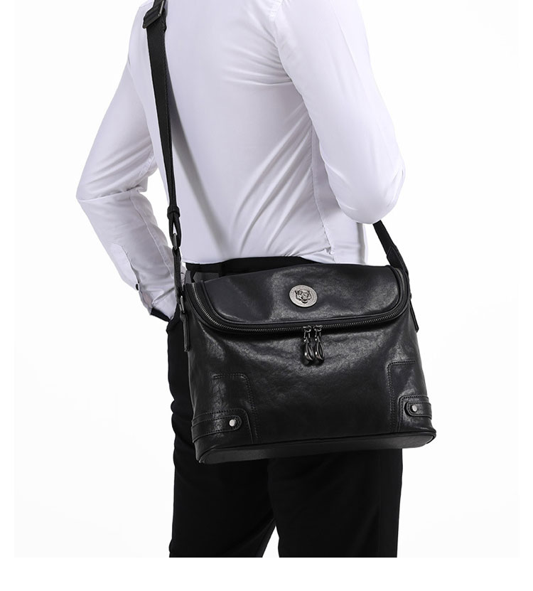 Whatna アンティーク風合い鞣し天 然 牛革ショルダーバッグ メンズ メッセンジャーバッグ 小さめ ビジネスバッグ A4 ipadpro 13収納可  横 型 本革 通勤 通学 斜めがけバッグ 結婚式 バッグ ビジネス フォーマル 冠婚葬祭 バッグ 自転車 かばんSE9323-6