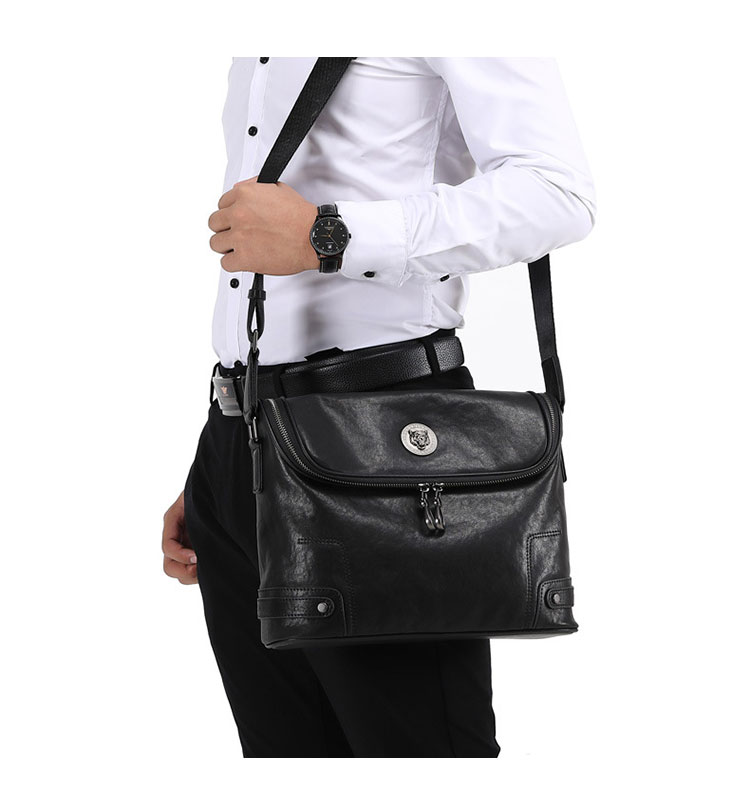 Whatna アンティーク風合い鞣し天 然 牛革ショルダーバッグ メンズ メッセンジャーバッグ 小さめ ビジネスバッグ A4 ipadpro 13収納可  横 型 本革 通勤 通学 斜めがけバッグ 結婚式 バッグ ビジネス フォーマル 冠婚葬祭 バッグ 自転車 かばんSE9323-5