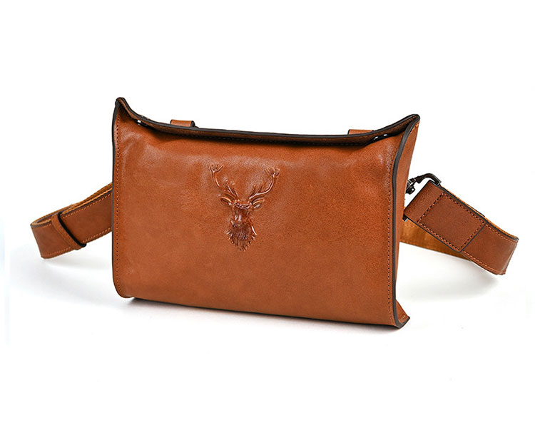 Whatna アンティーク風合い鞣し天 然 牛革 ワンショルダーメンズ クラッチバッグ 斜め掛け ボディバッグ 胸バッグ 肩掛けバッグ 手提げバッグ 手持げバッグ 横型 小さい結婚式 バッグ ビジネス フォーマル 冠婚葬祭 バッグ XF10090-3-3