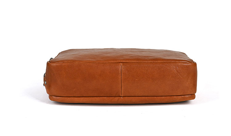 Whatna アンティーク風合い鞣し天 然 牛革 ワンショルダーメンズ トートバッグ クラッチバッグ 斜め掛け ボディバッグ 胸バッグ 肩掛けバッグ 手提げバッグ 手持げバッグ 2室 A4大さい結婚式 バッグ ビジネス フォーマル 冠婚葬祭 バッグ-5