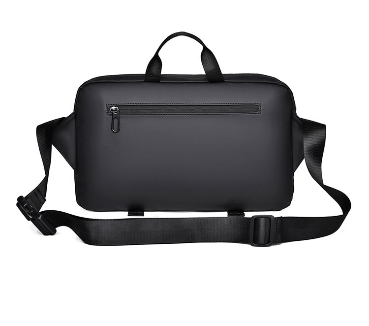 Whatnaワンショルダー バッグ メンズ バッグ ボディ斜め掛け 胸バッグ ボディバッグ トートバッグ 手提げバッグ 手持げバッグ A4 ダブルファスナー  カジュアル フォーマル ビジネス 通学 通勤 肩掛けバッグ仕事用 男性用 紳士用 2198-3