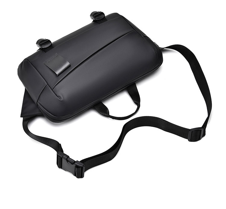 Whatnaワンショルダー バッグ メンズ バッグ ボディ斜め掛け 胸バッグ ボディバッグ トートバッグ 手提げバッグ 手持げバッグ A4 ダブルファスナー  カジュアル フォーマル ビジネス 通学 通勤 肩掛けバッグ仕事用 男性用 紳士用 2198-4