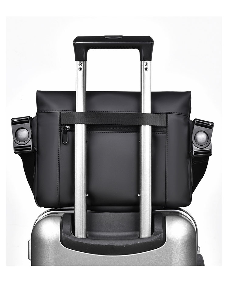 Whatna ワンショルダー バッグ メンズ バッグ ボディ斜め掛け 胸バッグ ボディバッグ A4 カジュアル フォーマル ビジネス 通学 通勤 肩掛けバッグ仕事用 男性用 紳士用2185-7