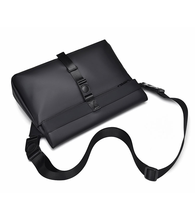 Whatna ワンショルダー バッグ メンズ バッグ ボディ斜め掛け 胸バッグ ボディバッグ A4 カジュアル フォーマル ビジネス 通学 通勤 肩掛けバッグ仕事用 男性用 紳士用2185-6