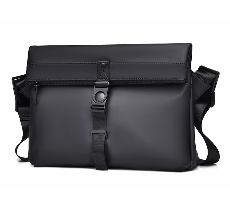 Whatna ワンショルダー バッグ メンズ バッグ ボディ斜め掛け 胸バッグ ボディバッグ A4 カジュアル フォーマル ビジネス 通学 通勤 肩掛けバッグ仕事用 男性用 紳士用2185-2