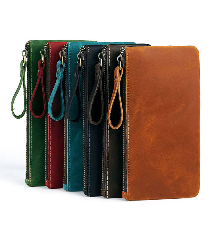 Whatna 2way 天 然 牛革 ミニセカンドバッグ メンズ バッグ クラッチ バッグ 小さ 本 革 厚手 レザー 薄型 長財布 小銭入れ 札入れ 手持ちバッグ 結婚式 バッグ フォーマル  ビジネス 冠婚葬祭 バッグ 男性用 紳士用 2072-1