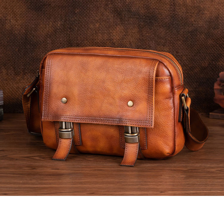 Whatna 植物タンニンなめし トップグレード牛革 ワンショルダーメンズ  斜め掛け ボディバッグ 胸バッグ 肩掛けバッグ 手提げバッグ 手持げバッグ クラッチバッグ 横型 小さい結婚式 バッグ ビジネス フォーマル 冠婚葬祭 バッグ 13617-1