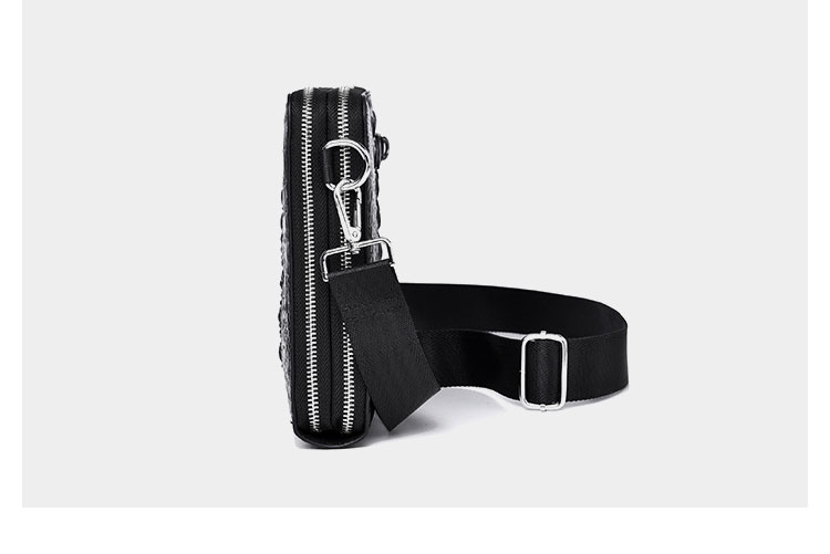 Whatna セカンド バッグ メンズ 3way斜め掛け ボディバッグ 胸バッグ 肩掛けバッグ クラッチ ショルダーバッグ 4室仕切 カード入れ x 20本 革 結婚式 バッグ ビジネス フォーマル 冠婚葬祭 バッグ紳士用 自転車かばん 男性用プレゼントF-005#-2