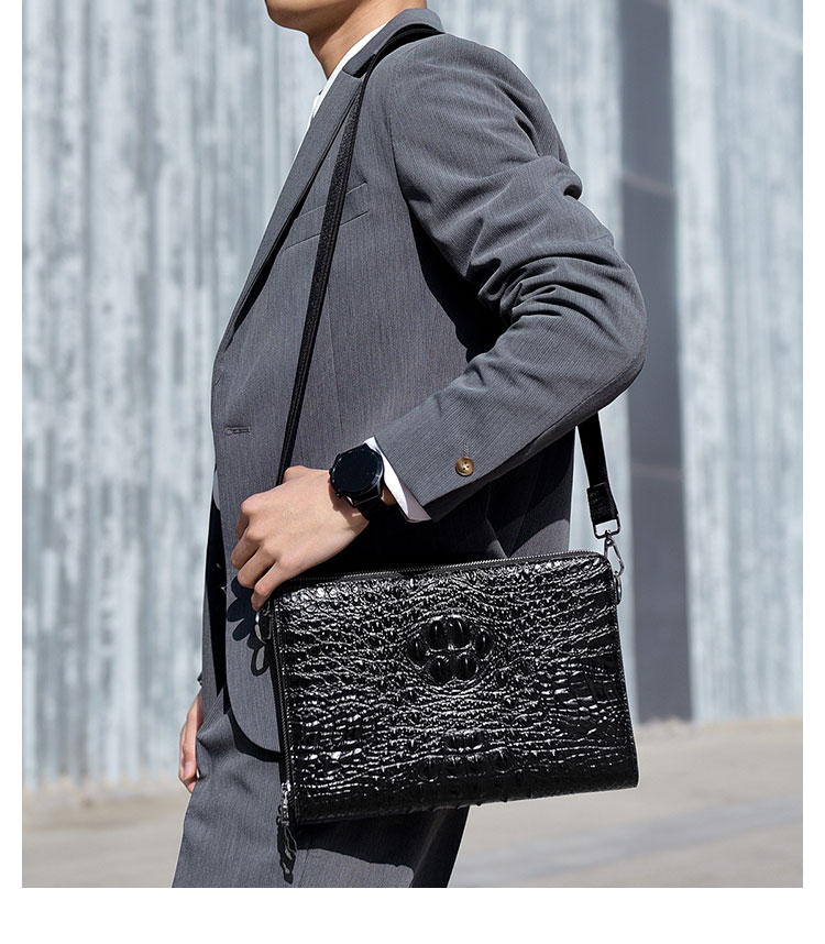 Whatna セカンド バッグ メンズ 3way斜め掛け ボディバッグ 胸バッグ 肩掛けバッグ クラッチ ショルダーバッグ 4室仕切 カード入れ x 20本 革 結婚式 バッグ ビジネス フォーマル 冠婚葬祭 バッグ紳士用 自転車かばん 男性用プレゼントF-005#-11