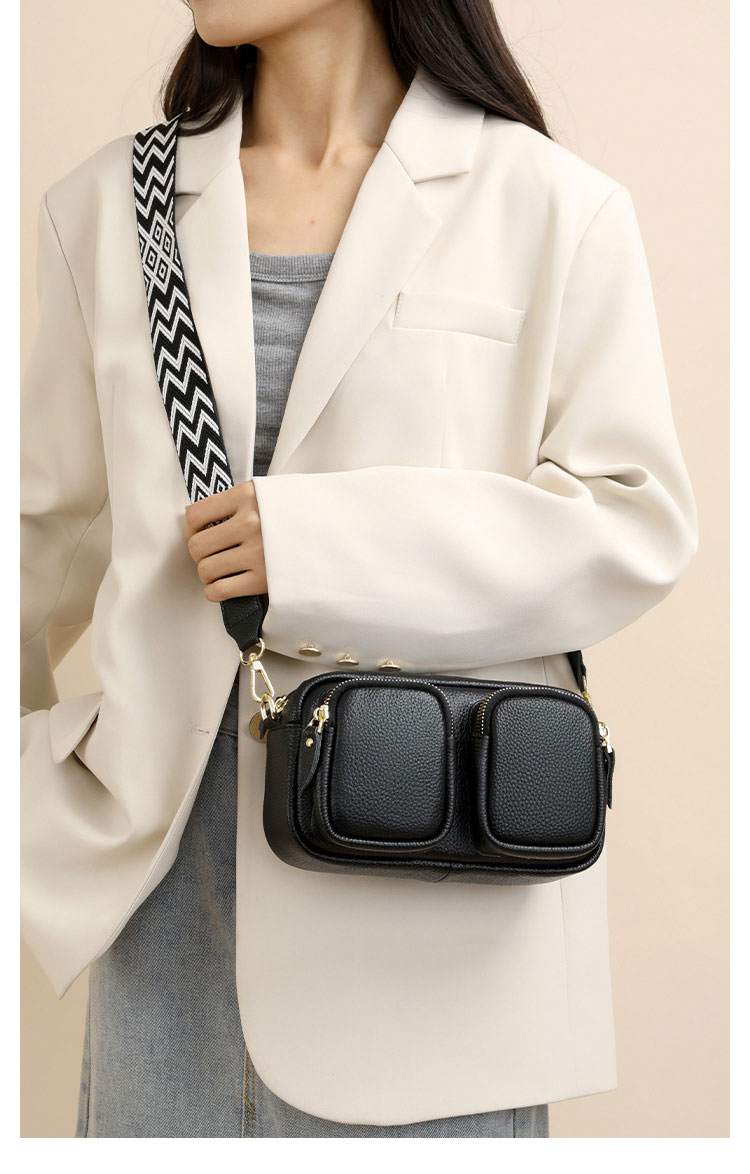 Whatna 牛 革 ミニ ショルダーバッグ レディース 斜めがけボディ胸バッグ 小さめ 本 革 厚手 レザー 軽量 ショルダー 肩掛け ミニバッグ 女性 通勤 旅行 バッグ スマホポーチ  7105-11