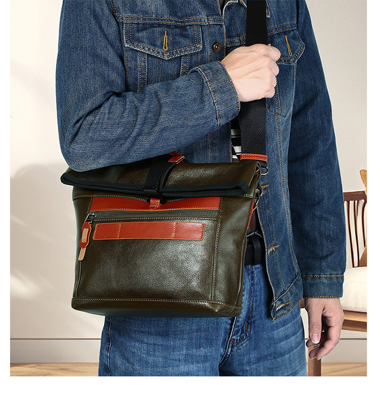 Whatna アンティーク風合い鞣し天 然 牛革ショルダーバッグ メンズ メッセンジャーバッグ ipad10.5収納可 横 型 本革 通勤 通学 手提げ 斜めがけ ボディ バッグ ビジネス フォーマル 冠婚葬祭 結婚式 バッグ 自転車 かばん1967-13