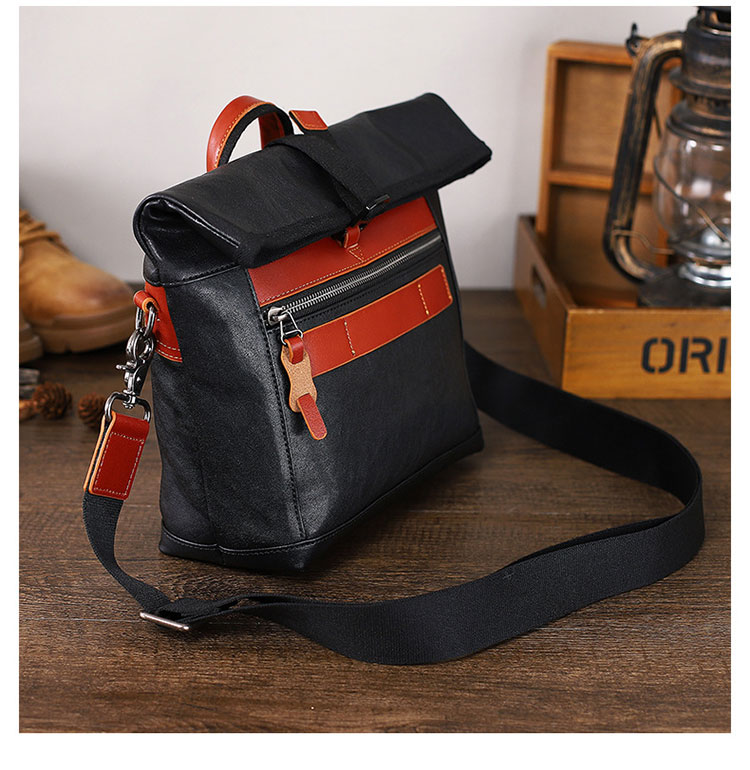 Whatna アンティーク風合い鞣し天 然 牛革ショルダーバッグ メンズ メッセンジャーバッグ ipad10.5収納可 横 型 本革 通勤 通学 手提げ 斜めがけ ボディ バッグ ビジネス フォーマル 冠婚葬祭 結婚式 バッグ 自転車 かばん1967-3