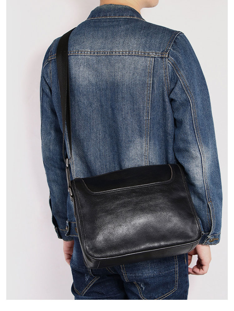 Whatna アンティーク風合い鞣し天 然 牛革ショルダーバッグ メンズ メッセンジャーバッグ 大きいA4 サイズipad10.5収納可 横 型 本革 通勤 通学 斜めがけ ボディ バッグ ビジネス フォーマル 冠婚葬祭 結婚式 バッグ 自転車 かばん1935-9