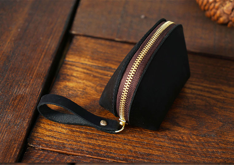 Whatna 天 然 厚 手 牛革 小銭入れ コインケース メンズ レディースミニ財布 小さい財布 札入れ カードケース 本革 イヤホン収納ケース PL-108-3