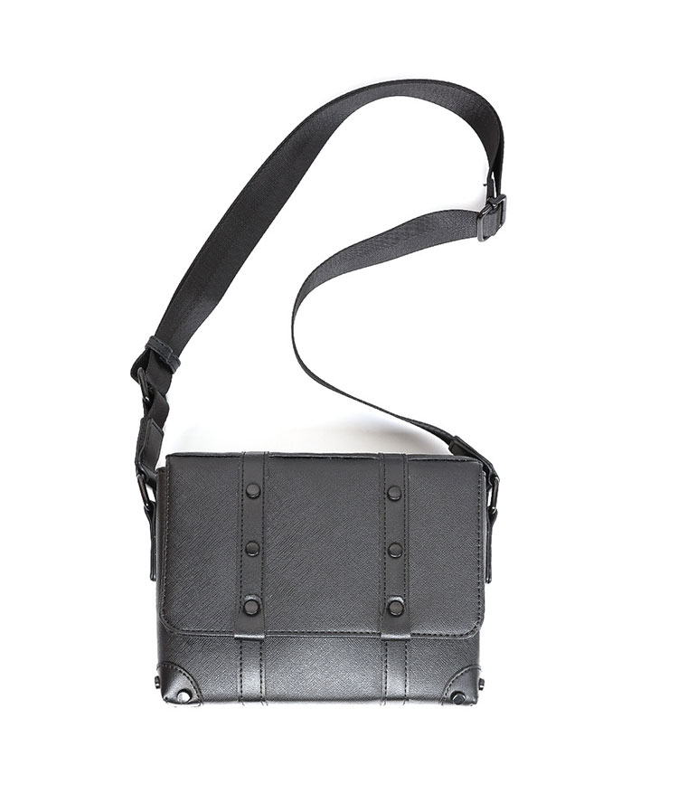 Whatna 革ショルダーバッグ メンズ メッセンジャーバッグ ipad9.7収納可 横 型 通勤 通学 斜めがけ ボディ バッグ ビジネス フォーマル 冠婚葬祭 結婚式 バッグ 自転車 かばんXM-2082-4