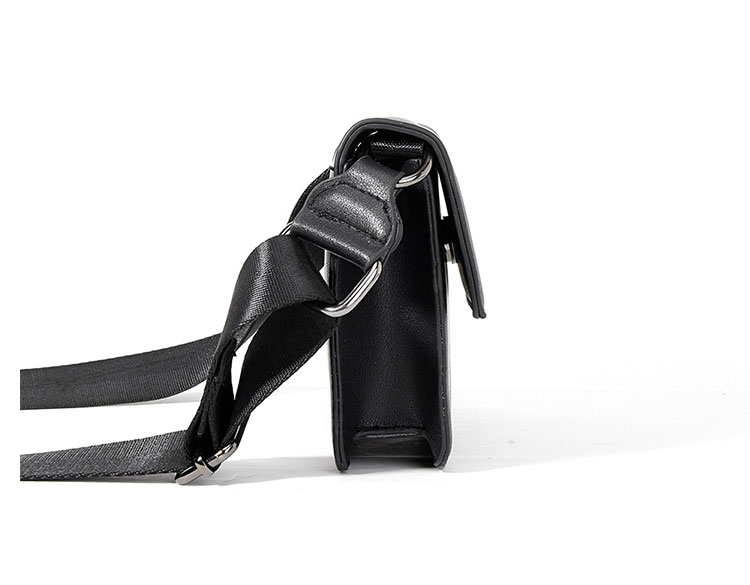 Whatna 革ミニ ショルダーバッグ メンズ メッセンジャーバッグ 小さipad Mini収納可 横 型 通勤 通学 斜めがけ ボディ バッグ ビジネス フォーマル 冠婚葬祭 結婚式 バッグ 自転車 かばんXM-2645-6