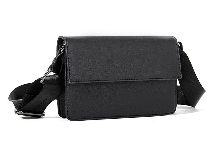 Whatna 革ミニ ショルダーバッグ メンズ メッセンジャーバッグ 小さipad Mini収納可 横 型 通勤 通学 斜めがけ ボディ バッグ ビジネス フォーマル 冠婚葬祭 結婚式 バッグ 自転車 かばんXM-2645-3