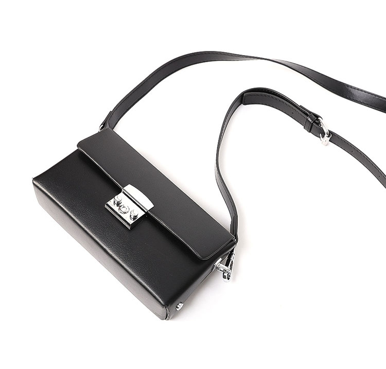 Whatna 革ミニ ショルダーバッグ メンズ メッセンジャーバッグ 小さipad Mini収納可 横 型 通勤 通学 斜めがけ ボディ バッグ ビジネス フォーマル 冠婚葬祭 結婚式 バッグ 自転車 かばんXM-2645-5