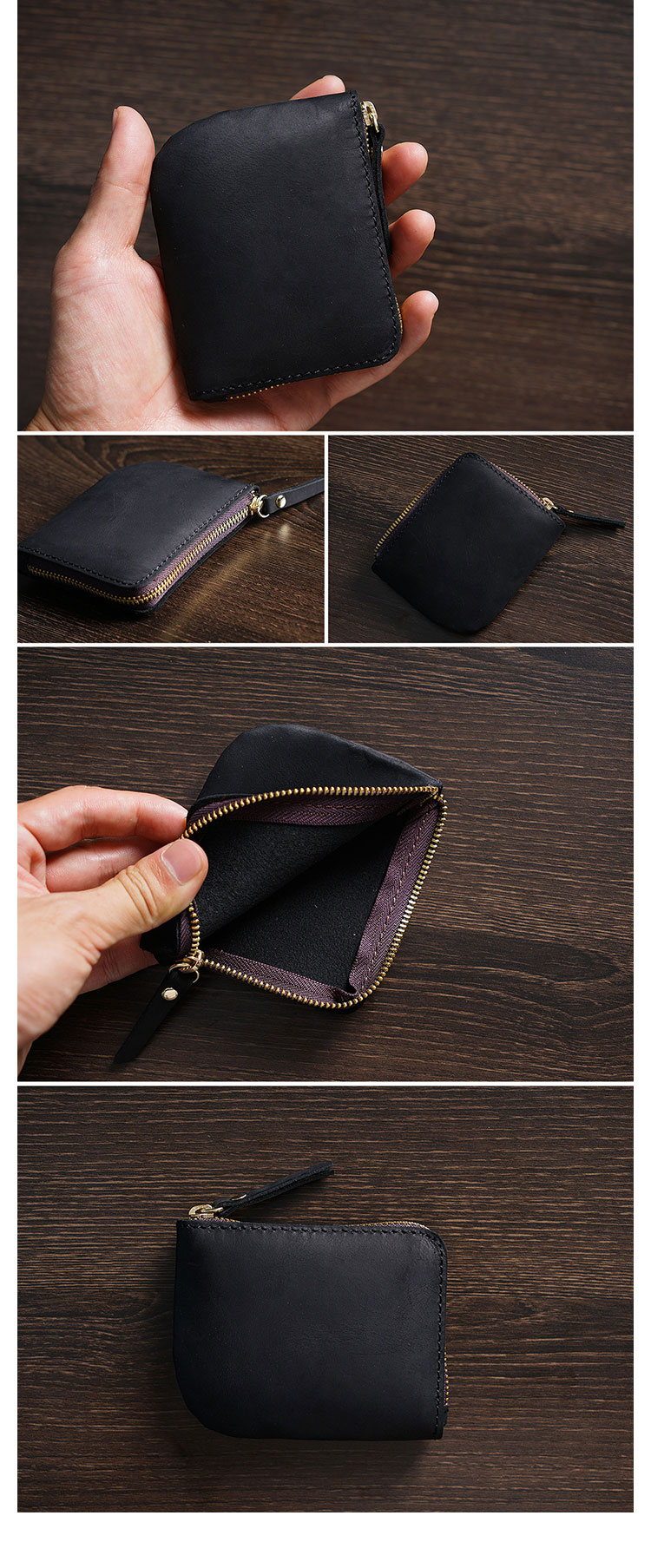 Whatna 天 然 厚 手 牛革 小銭入れ コインケース メンズ レディースミニ財布 小さい財布 札入れ カードケース 本革 イヤホン収納ケース PK-122-2