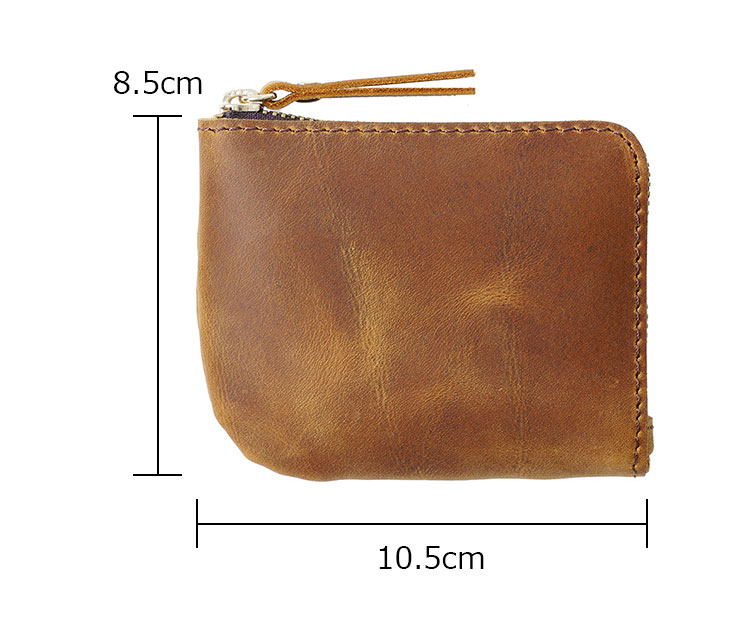 Whatna 天 然 厚 手 牛革 小銭入れ コインケース メンズ レディースミニ財布 小さい財布 札入れ カードケース 本革 イヤホン収納ケース PK-122-3