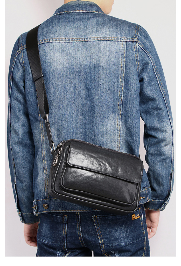 Whatna アンティーク風合い鞣し天 然 牛革 ミニ ワンショルダー メンズ 斜め掛けボディ胸バッグ 肩掛け 手提げ 手持げ クラッチ バックipad Mini収納可 結婚式 ビジネス フォーマル 冠婚葬祭 バッグ1937-9