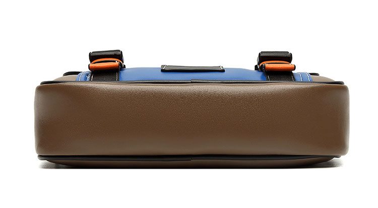 Whatna ショルダーバッグ メンズ 斜めがけ ワンショルダーバッグ PUレザー iPad 7.9インチ収納対応 ビジネス 出張用 通勤 通学 カジュアル 肩掛け 旅行用 仕事用メッセンジャーバッグ 軽量 多収納ポケット付き-5