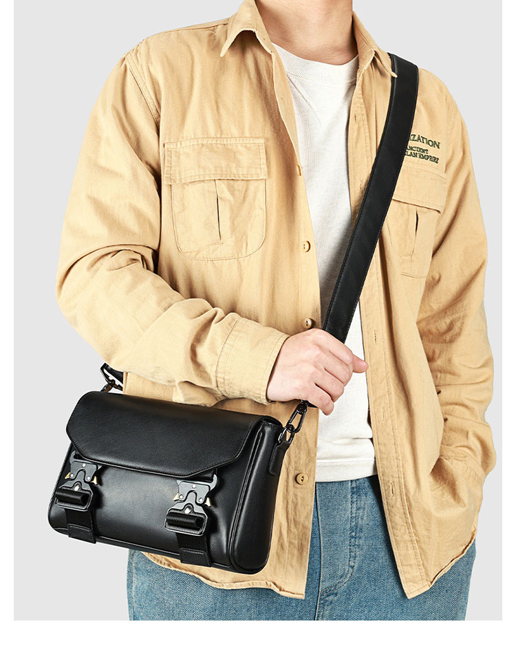 Whatna アンティーク風合い鞣し天 然 牛革 ショルダーバッグ メンズ ミニ 斜め掛け ボディ胸バッグipad Mini収納可 肩掛け 通勤 通学 ビジネスバッグ 小さめメッセンジャーバッグ自転車 かばん男性用 6212-8