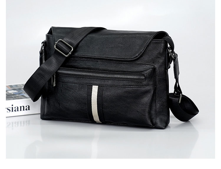 Whatna 革シ ョルダーバッグ メンズ メッセンジャーバッグ  A4 ipadpro 13収納可 横 型 ビジネス 通勤 通学 斜めがけバッグ 自転車 かばん男性用HB2768-2