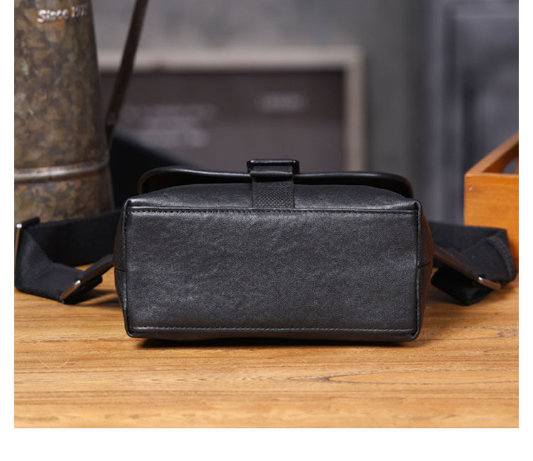 Whatna アンティーク風合い鞣し天 然 牛革ミニショルダーバッグ メンズ ポシェット メッセンジャー小さめ ショルダーミニポーチ 縦型  ipad mini収納可 本革 通勤 通学 斜めがけバッグ 自転車 かばん男性用 7308-3