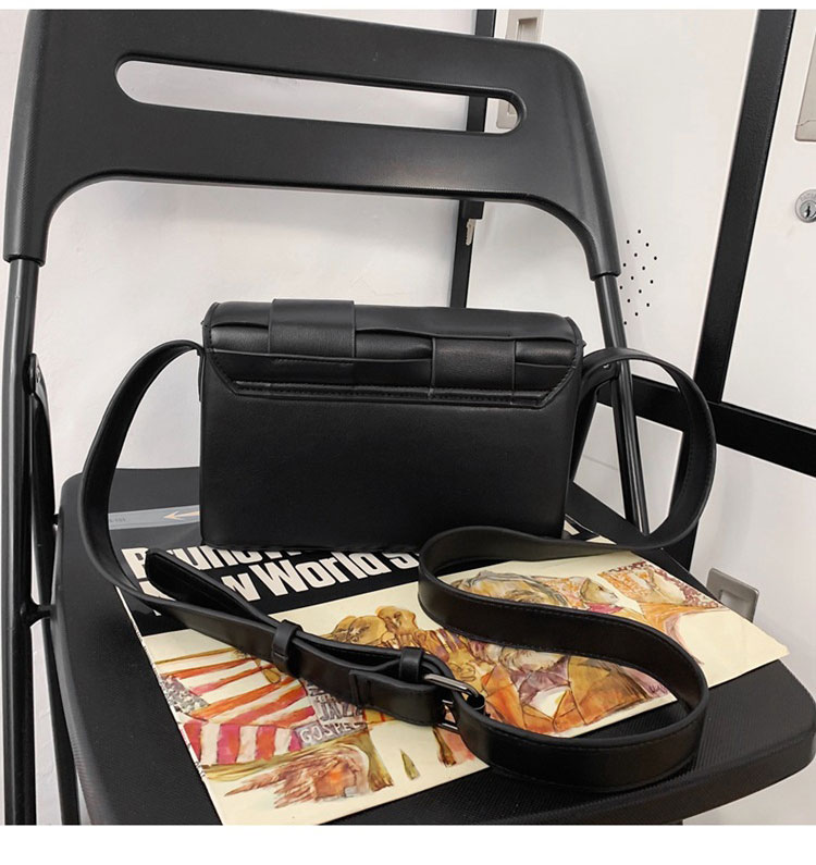 Whatna  ミニワンショルダーバッグ メンズ PUレザー 小型 斜め掛け 肩掛け・胸掛け兼用 男女兼用-4